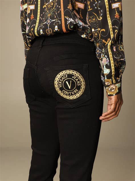 versace jeans couture blousejurk|versace jeans black.